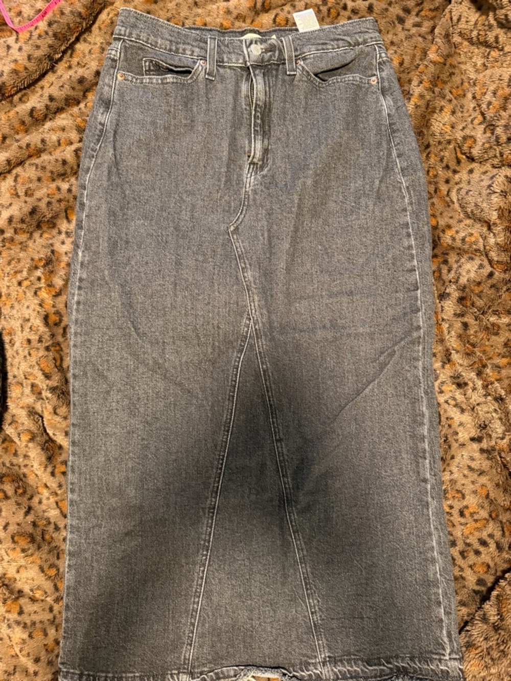 Levi's Classic 90s High-Waist Black Denim Skirt - Women Jeans
